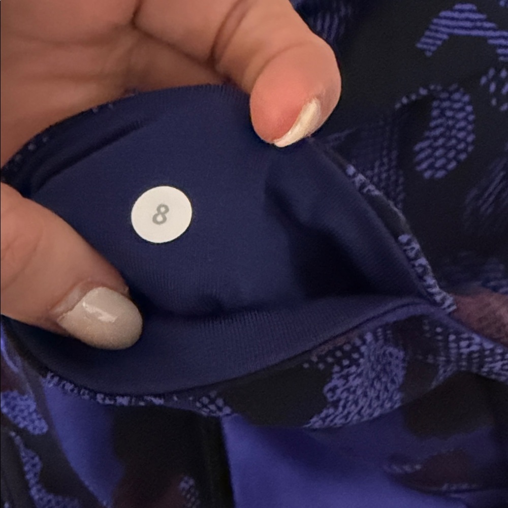 Lululemon leggings size 8 purple camo BUNDLE of two - Picture 7 of 8